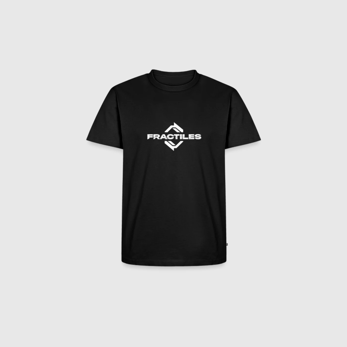 FRACTILES men's black T-shirt